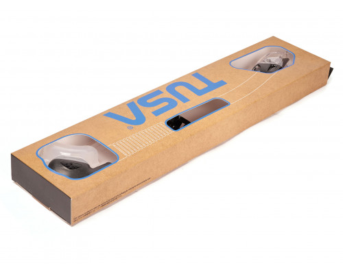 Трубка TUSA HYPERDRY ELITE II, черная, прозрачный силикон