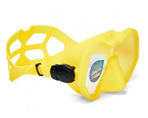 Набор для плавания C4 SKYLINE ANTIFOG YELLOW, маска, трубка, сумка
