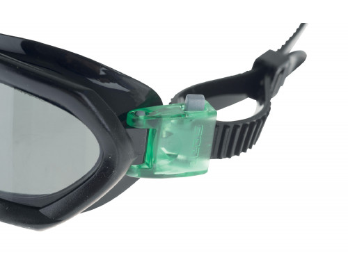 Очки для плавания SEAC SUB AQUATECH BLACK/GREEN, тонированные стекла