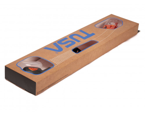 Трубка TUSA HYPERDRY ELITE II, оранжевая, прозрачный силикон