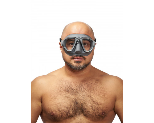 Набор для плавания C4 MARTIAN GRAY, маска, трубка, сумка