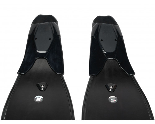 Ласты C4 SPORTECH SILICONE FBG BLACK, стеклопластик, 25/SOFT