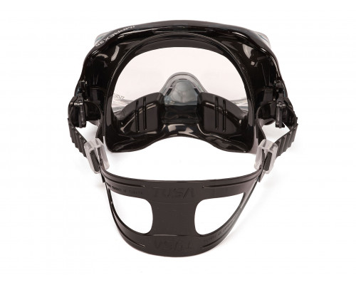 Маска TUSA IMPREX 3D HYPERDRY, черная рамка, черный силикон
