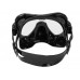 Маска SEAC SUB GIGLIO BLACK, черная рамка/черный силикон