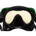 Маска TUSA PARAGON S, зеленая рамка, черный силикон