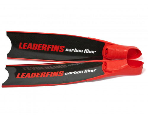 Ласты сендвич карбон LEADERFINS CARBON FIBER RED SOFT
