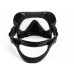 Маска TUSA INO, черная рамка, черный силикон