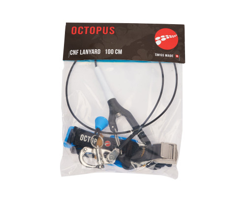 Лайнер с поясом для фридайвинга CNF OCTOPUS BLUE с бастросъемным карабином