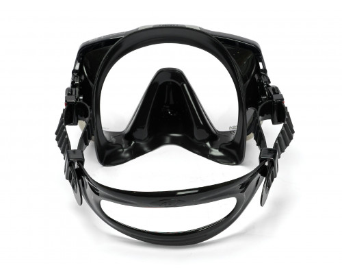 Маска TUSA FREEDOM HD, красная рамка, черный силикон