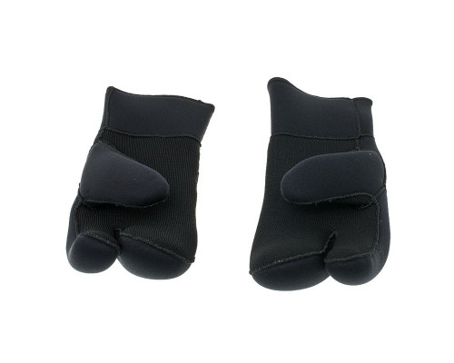 Перчатки трехпалые MARLIN WINTER SHEICO, черные, 7 мм