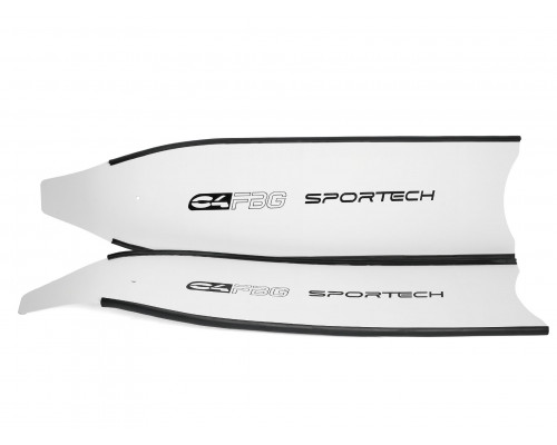 Ласты C4 SPORTECH RUBBER FBG WHITE, стеклопластик, 25/SOFT