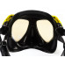 Маска TUSA PARAGON, желтая рамка, черный силикон
