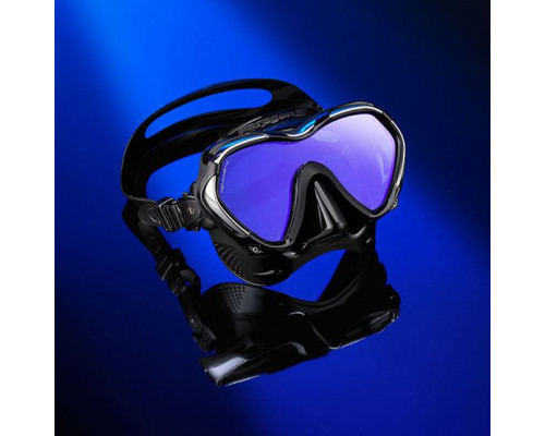 Маска TUSA PARAGON S, черная рамка, черный силикон