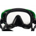 Маска TUSA TRI-QUEST FD, зеленая рамка, черный силикон
