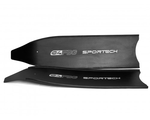 Ласты C4 SPORTECH RUBBER FBG BLACK, стеклопластик, 30/MEDIUM