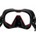 Маска SEAC SUB ICONA RED, черно-красная рамка/черный силикон