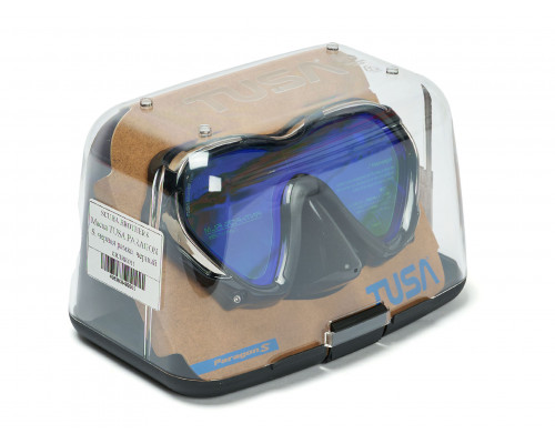 Маска TUSA PARAGON S, черная рамка, черный силикон