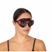 Очки маска для плавания SEAC SUB SONIC BLACK/RED, тонированные стекла