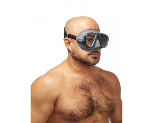 Набор для плавания C4 MARTIAN GRAY, маска, трубка, сумка