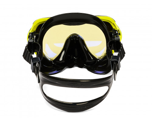 Маска TUSA PARAGON S, желтая рамка, черный силикон