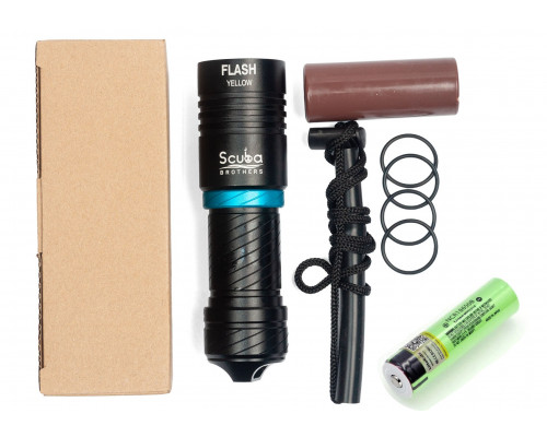 Фонарь SCUBA BROTHERS FLASH BLACK 2000Lm CREE XM-L L2, АКБ в комплекте, теплый белый свет